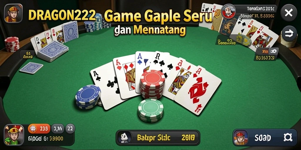 Tampilan gameplay seru di DRAGON222 dengan teman-teman.