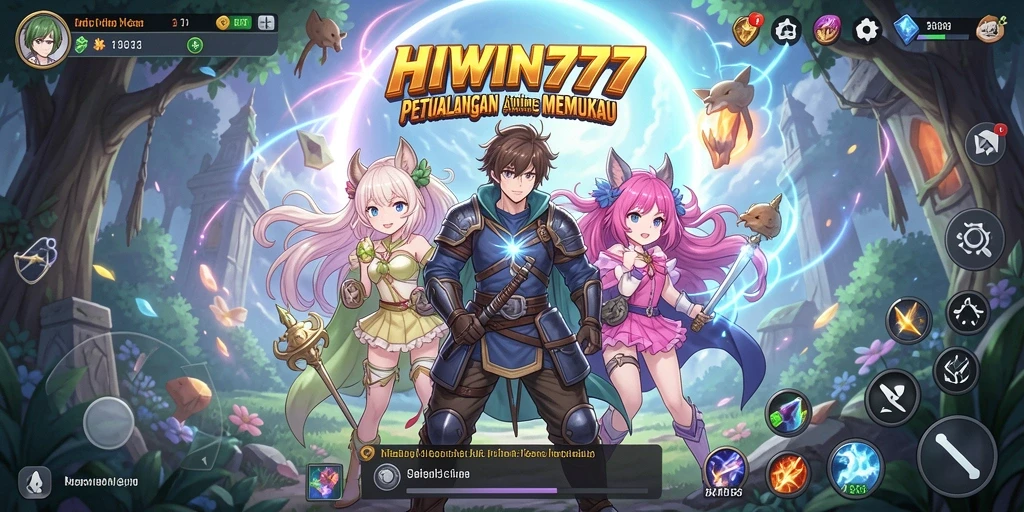 Screenshot menampilkan gameplay penuh aksi dari HIWIN777.