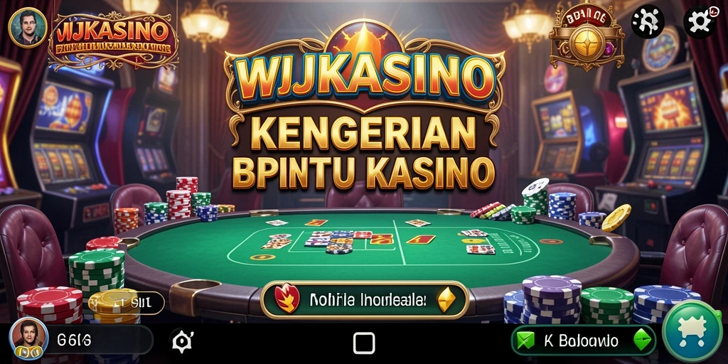 Tampilan gameplay WJKASINO yang mencekam dan menegangkan di kasino.