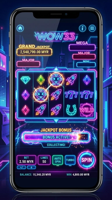 Screenshot aplikasi wow33 dengan tampilan antarmuka yang intuitif.